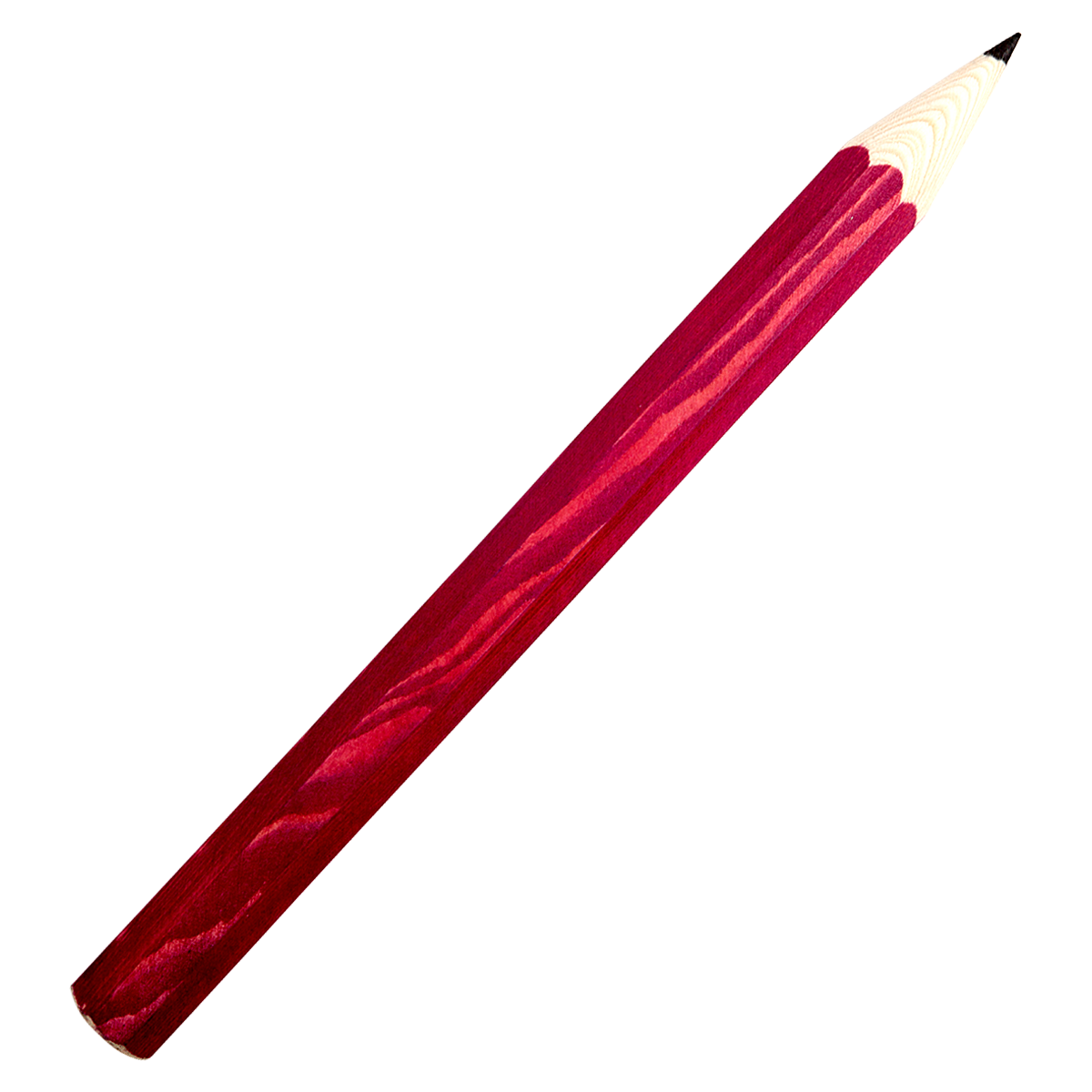 עיפרון ענקי אדום־יין