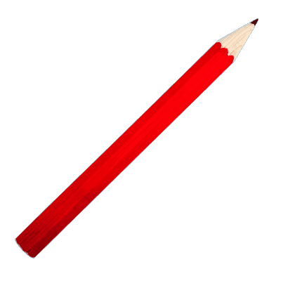 עיפרון ענקי אדום