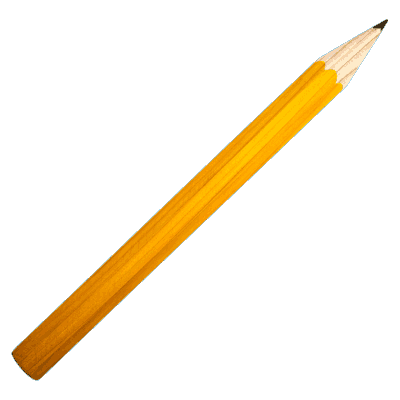 עיפרון ענקי צהוב