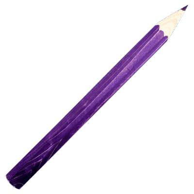 עיפרון ענקי סגול